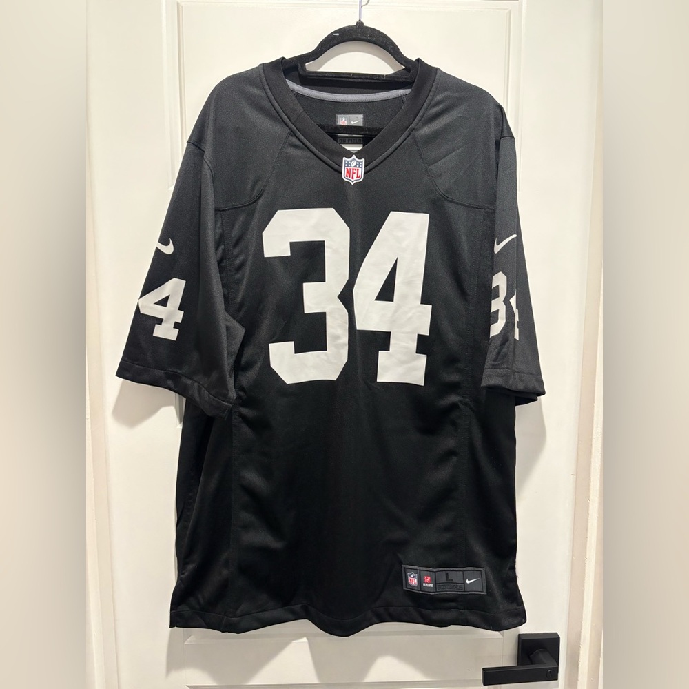 Bo Jackson #34 Nike NFL On Field Raiders Jersey - size Large